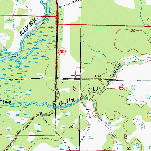 Topographic Map of Wilkinson Elementary School, FL
