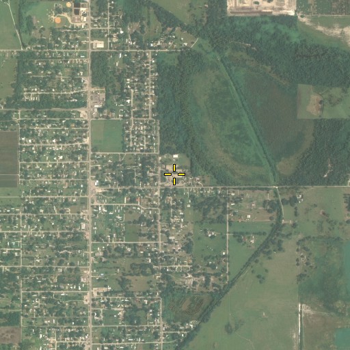 Aerial/Satellite Image of Wahneta Elementary School, FL