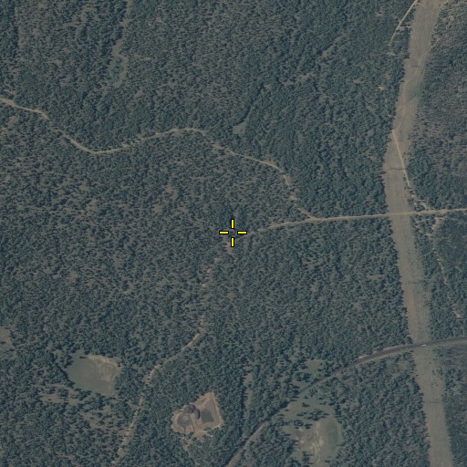 Aerial/Satellite Image of Hidden Lake, AZ