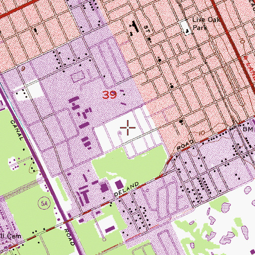 Topographic Map of Turie T Small Elementary School, FL