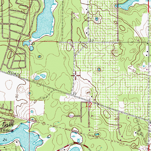 Topographic Map of Osteen Elementary School, FL