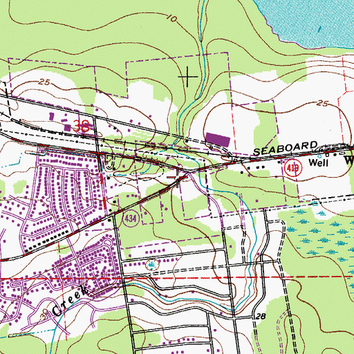 Topographic Map of Church of the New Covenant, FL