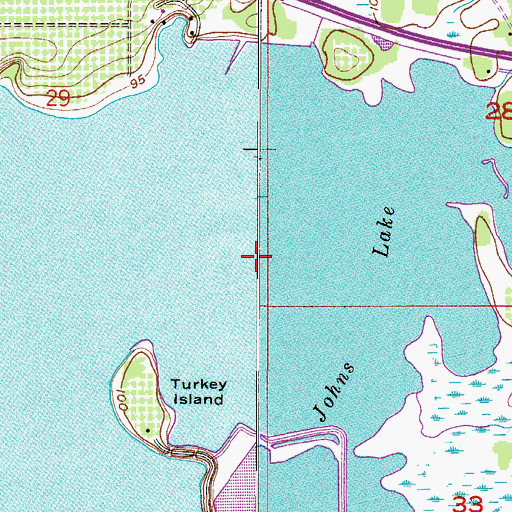 Topographic Map of Church of Saint George-Eastern Orthodox, FL