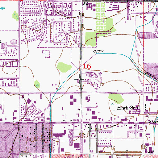 Topographic Map of The Church of Jesus Christ of Latter Day Saints, FL