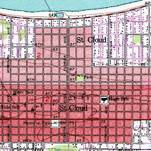Topographic Map of The Church of Jesus Christ of Latter Day Saints, FL