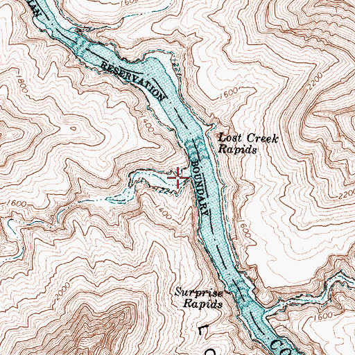 Topographic Map of Clay Tank Canyon, AZ