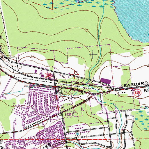 Topographic Map of New Life Fellowship Church, FL