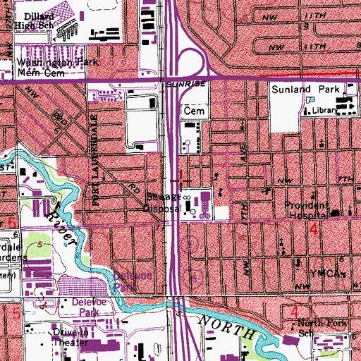 Topographic Map of Spiritual Guidance Society, FL