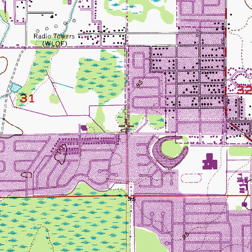 Topographic Map of Apostolic Overcoming Holy Church of God, FL