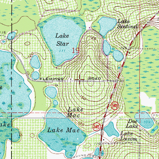 Topographic Map of Northside Alliance, FL