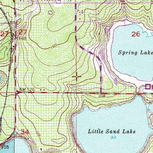 Topographic Map of Saint Nicholas Byzantine Catholic Church, FL