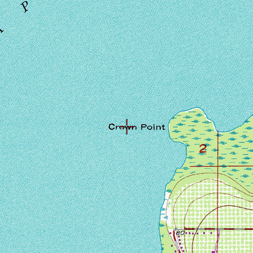 Topographic Map of Resurrection Church, FL