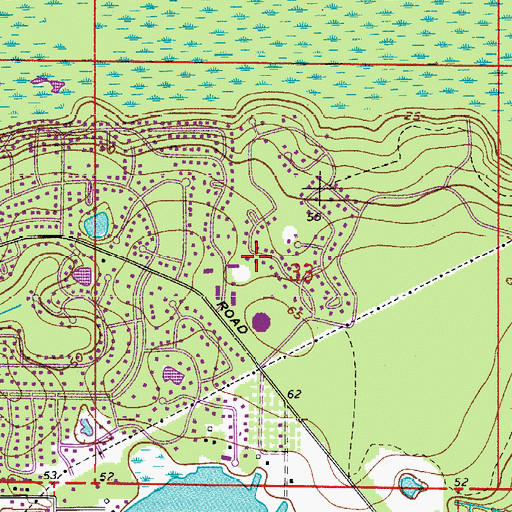 Topographic Map of Wekiwa Springs Baptist Church, FL