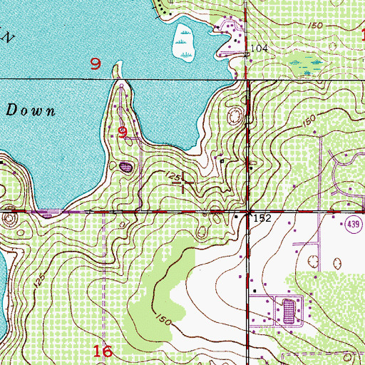 Topographic Map of Holden Heights Baptist Church, FL