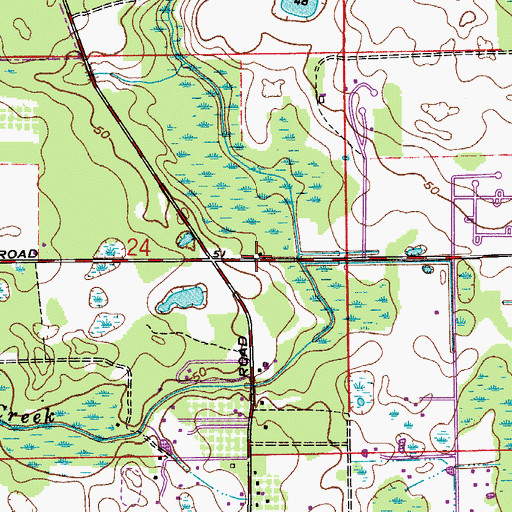 Topographic Map of First Baptist Church of Tuskawilla, FL