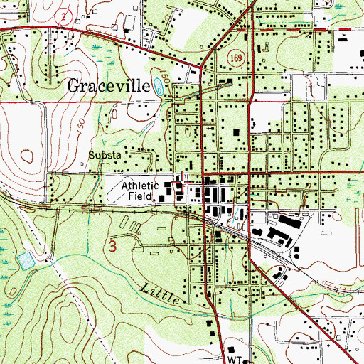 Topographic Map of Baptist Bible Institute, FL