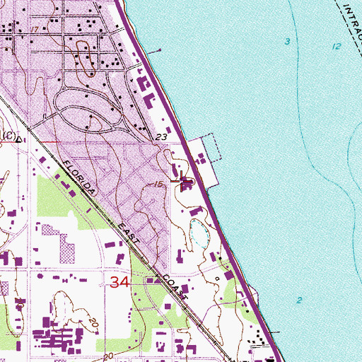 Topographic Map of Morris Community College of Business, FL