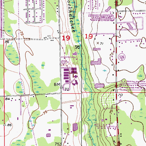 Topographic Map of Valencia Community College - East Campus, FL