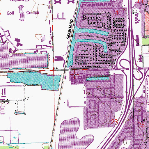Topographic Map of Florida Ocean Sciences Institute, FL