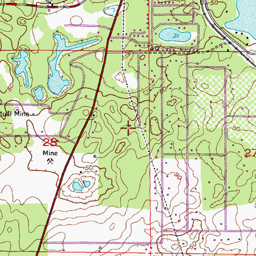 Topographic Map of New Testament Christian School, FL