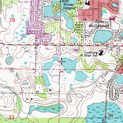 Topographic Map of Sanford Tabernacle of Prayer, FL