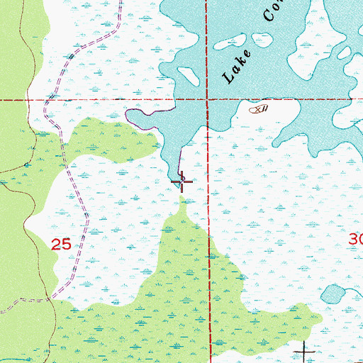 Topographic Map of Neat Creek, FL
