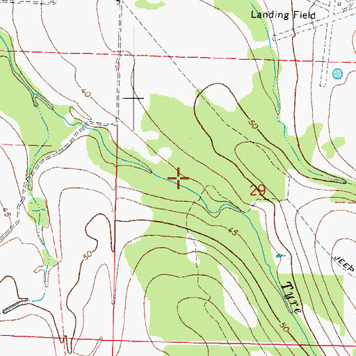 Topographic Map of Gilly Lakes, FL