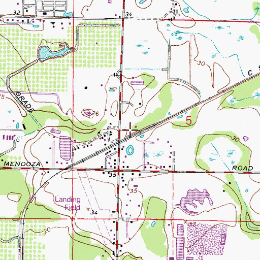 Topographic Map of Terra Ceia Junction, FL