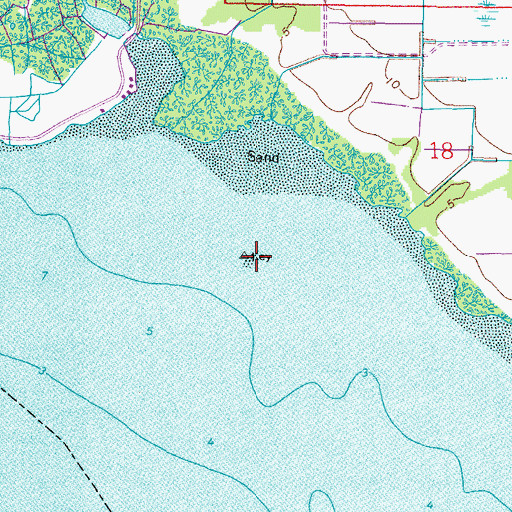 Topographic Map of Coon Key, FL