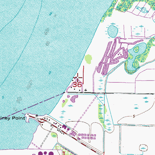 Topographic Map of Fort Lonely, FL