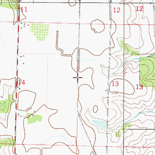 Topographic Map of Buckeye Railroad Station, FL