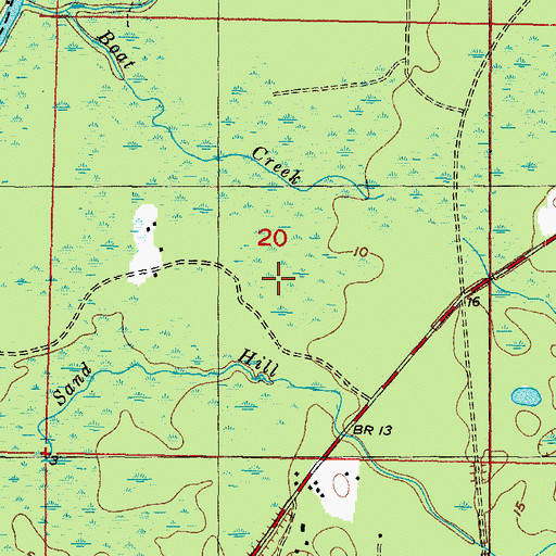 Topographic Map of Broscan, FL