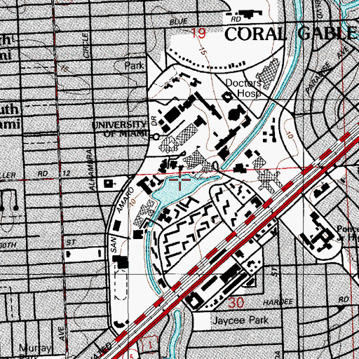 Topographic Map of University Lake, FL