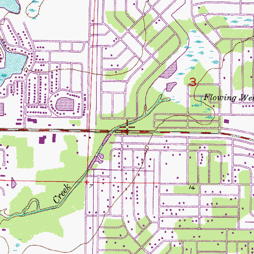 Topographic Map of Sancassa, FL