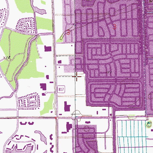 Topographic Map of Tamarac, FL