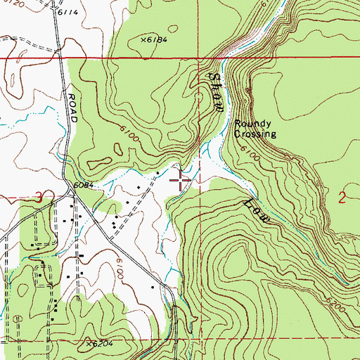 Topographic Map of Hog Wash, AZ