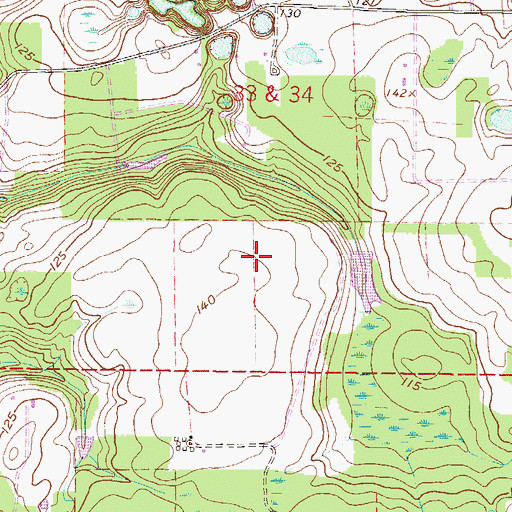 Topographic Map of Francis R Sanchez Grant, FL