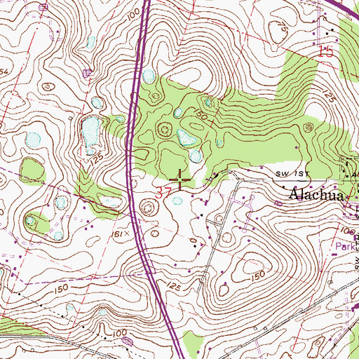 Topographic Map of William Garvin Grant, FL