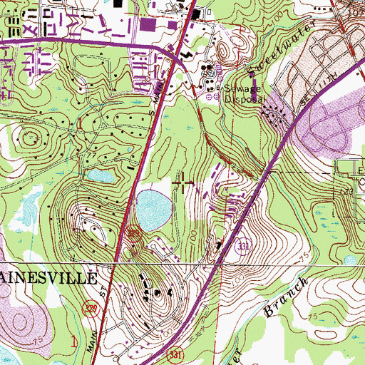 Topographic Map of D L Clinch Grant, FL