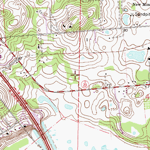 Topographic Map of John H McIntosh Grant, FL