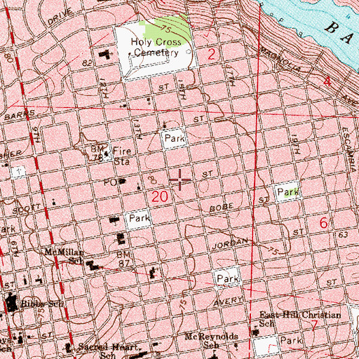 Topographic Map of The Church of Jesus Christ of Latter Day Saints, FL