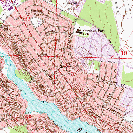 Topographic Map of Greater Little Rock Baptist Church, FL