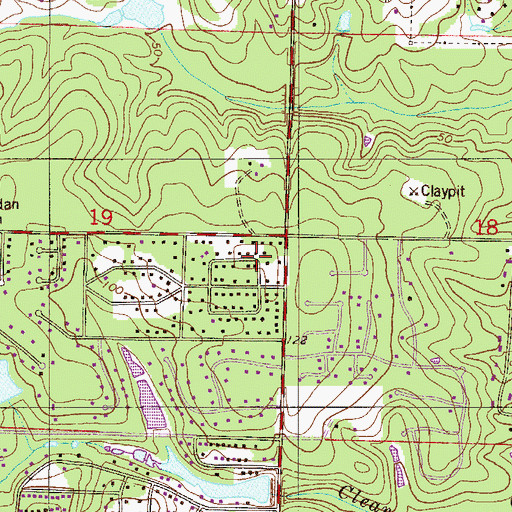 Topographic Map of Mount Morian African Methodist Episcopal Zion Church, FL