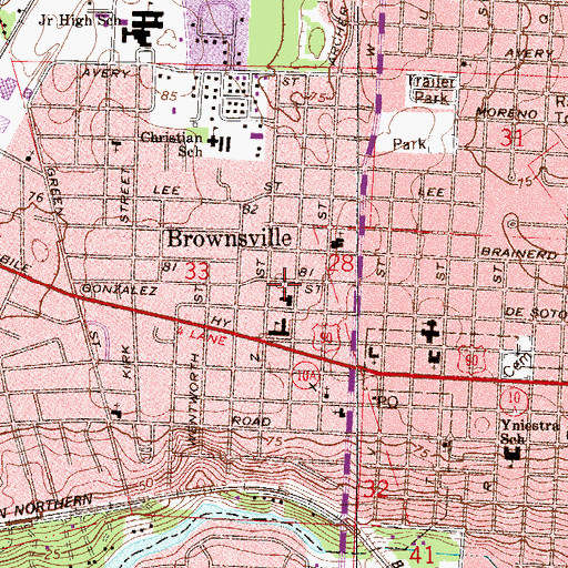 Topographic Map of Good Hope African Methodist Episcopal Church, FL