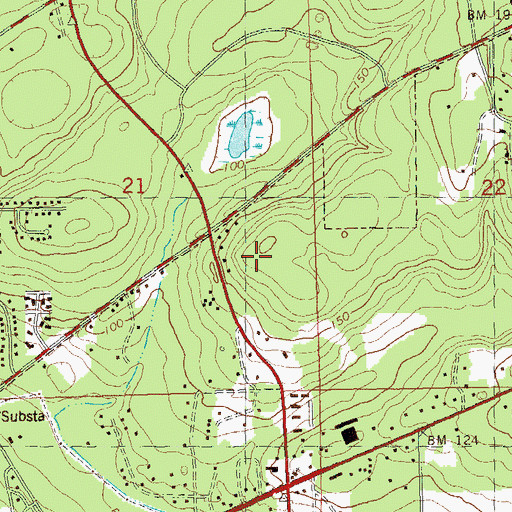 Topographic Map of Grace Lutheran Church, FL