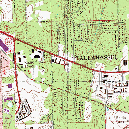 Topographic Map of Awakening Chapel, FL