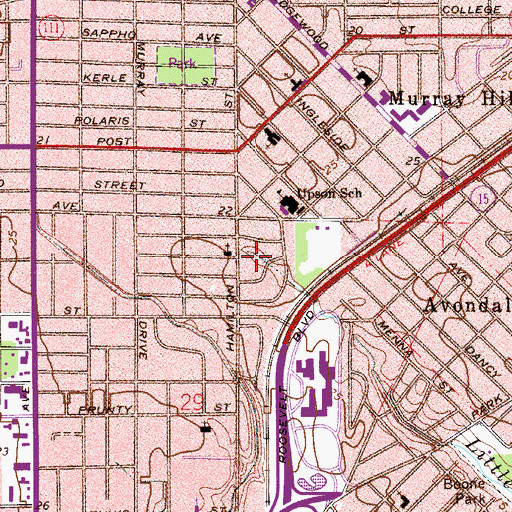 Topographic Map of Progressive Learning Center, FL