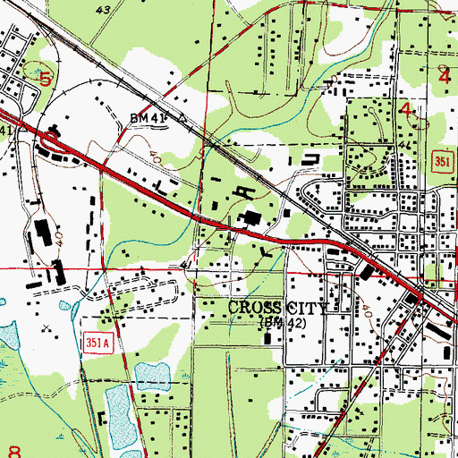 Topographic Map of Seventh-Day Adventist Church School, FL