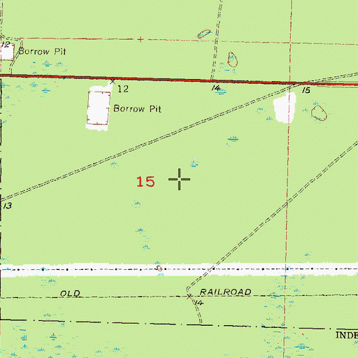 Topographic Map of Buckhorn, FL