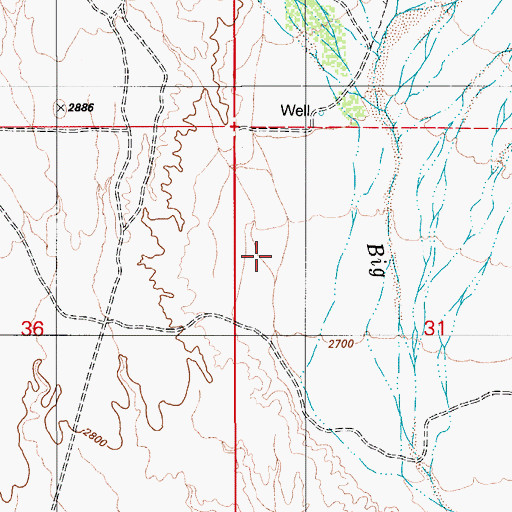 Topographic Map of Honey Bee Canyon, AZ